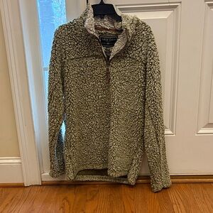 True Grit Olive Sherpa Fleece